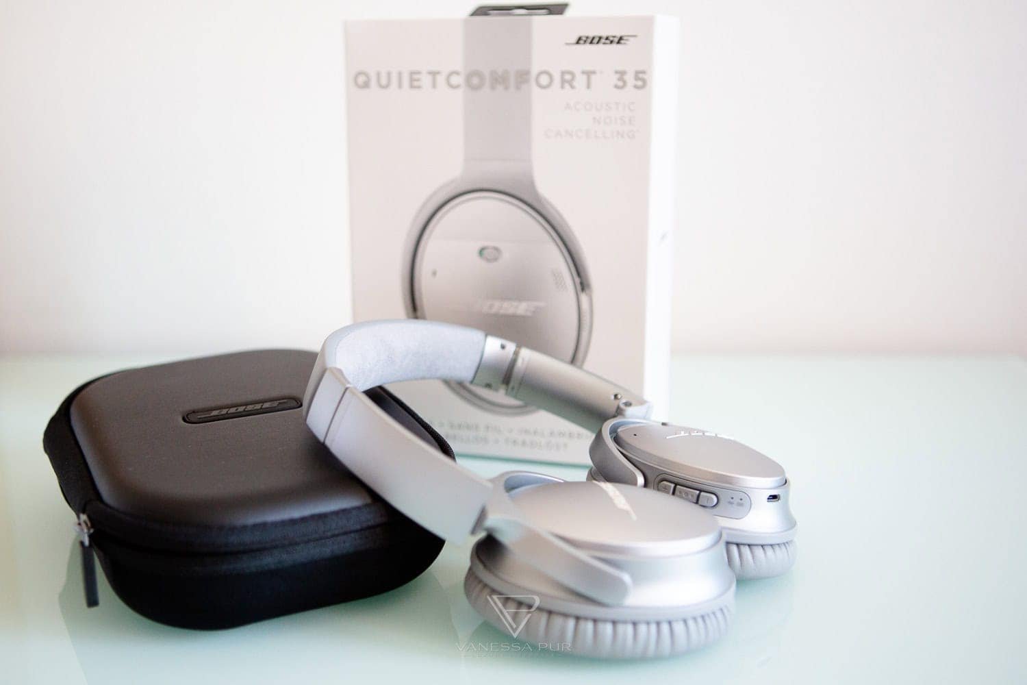 BOSE QUIET COMFORT QC35 Noise Cancelling Kopfhörer im Produkttest - Technikblog - Technikblogger - Headset - Musik, Video, Fernsehen - Bluetooth Kopfhörer im Test