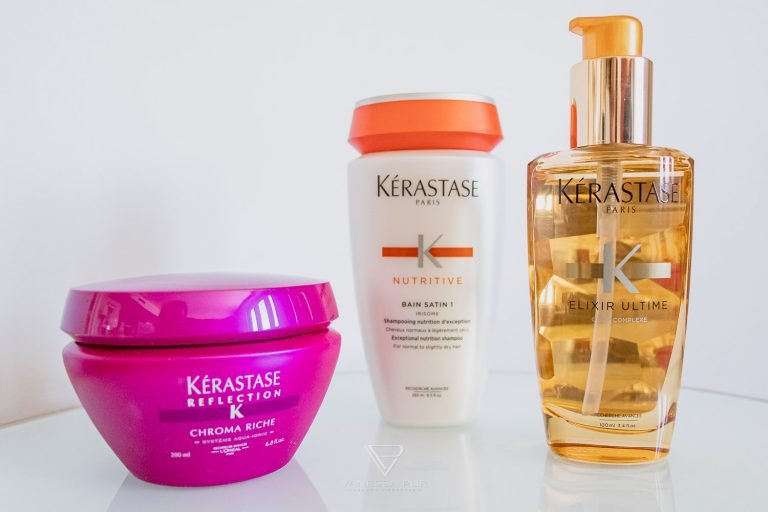 Beste Kerastase Haarpflege für schöne lange Haare - trockenes und coloriertes Haar - Beautyblogger - Haare und Extensions - wie pflegt man Extensions - welches Shampoo sollte man verwenden?