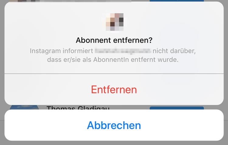 Instagram Follower entfernen - einfach ohne Blockieren