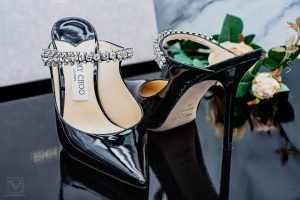 Jimmy Choo Bing 100 - Mules High Heels 10cm - Erfahrung mit Jimmy Choo Bing 100 Mules High Heels 10cm aus Lack mit glitzerndem Kristallriemen. Absatzhöhe, Laufen, Unboxing, Shopping Tipp